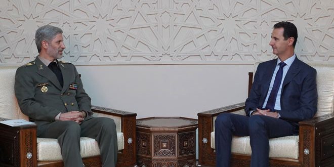 الرئيس الأسد لـ حاتمي: ضرورة تعزيز مكامن قوة “محور مكافحة الإرهاب”