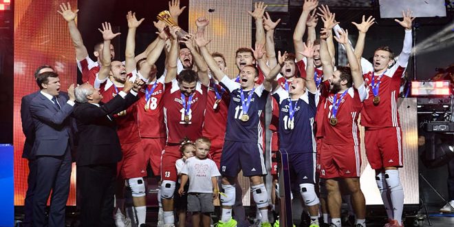 بولندا تحرز لقب بطولة العالم للكرة الطائرة