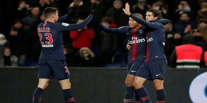 باريس سان جيرمان يهزم رين 4-1 في دوري الدرجة الأولى الفرنسي