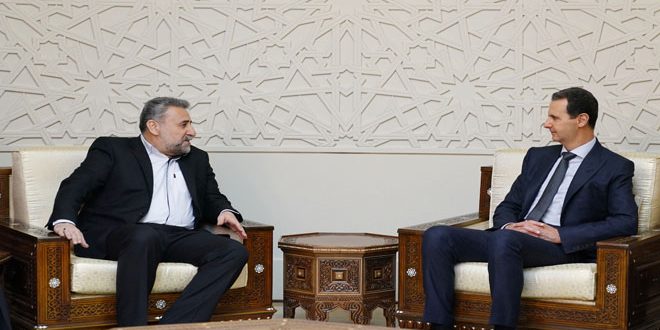 الرئيس الأسد: العلاقة بين دمشق وطهران قامت منذ انطلاقتها على المبادئ واحترام إرادة الشعوب