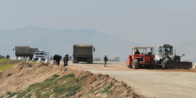 قريباً.. افتتاح الطريق الرئيسي لبلدات الغوطة الشرقية
