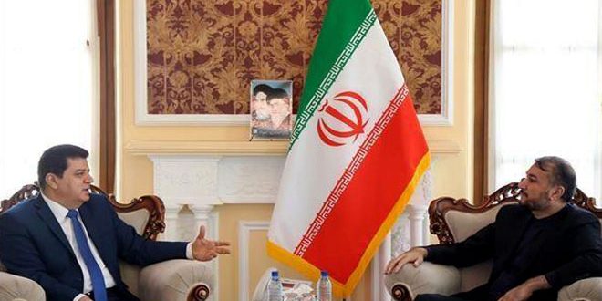 عبد اللهيان يؤكد توطيد العلاقات الاستراتيجية بين إيران وسورية