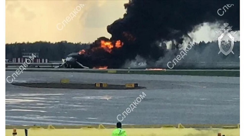 مقتل 41 شخصا في حادث احتراق طائرة الركاب الروسية