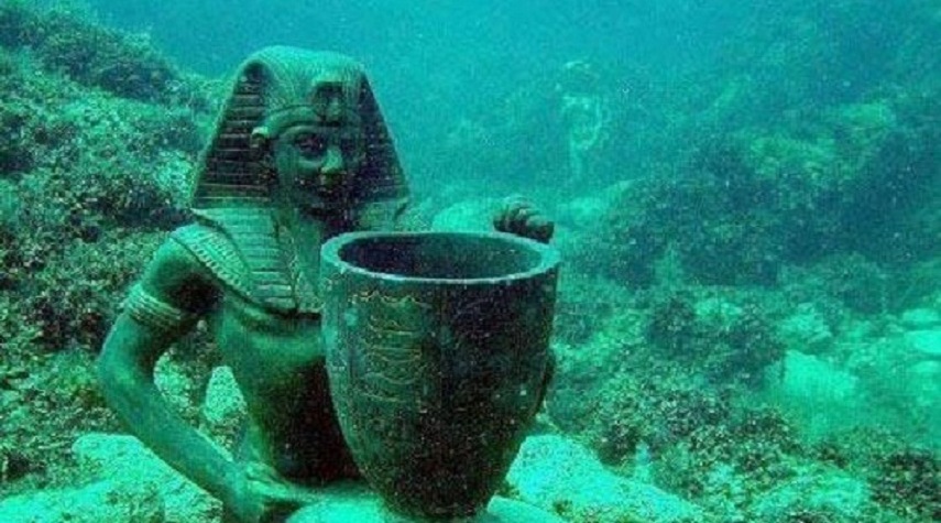 اكتشاف كنوز أثرية في قاع البحر بالإسكندرية
