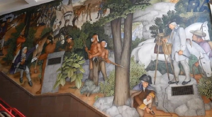 لوحة جدارية لفنان سوفيتي تثير ضجة في الولايات المتحدة