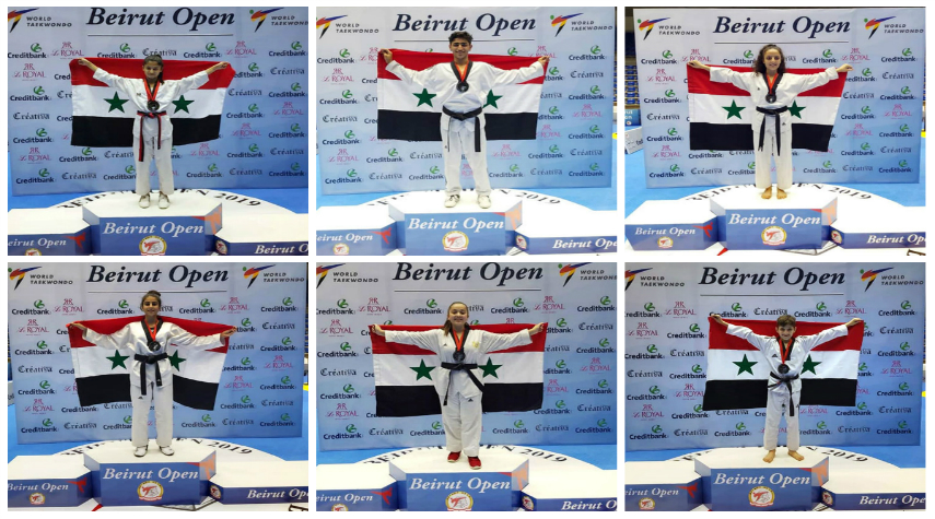 سبع ميداليات لسورية في بطولة بيروت الدولية للتايكوندو