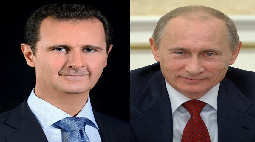 اتصال هاتفي بين الرئيس الأسد و نظيره الروسي بوتين