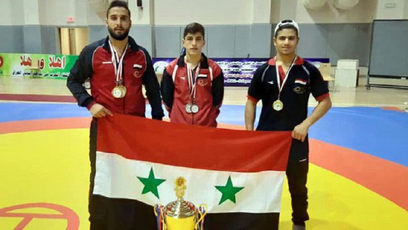 ثلاث ذهبيات لسورية في بطولة العرب للمصارعة