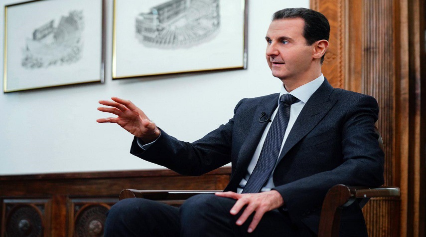 الرئيس الأسد: لن يكون هناك أفق لبقاء الأمريكي في سورية