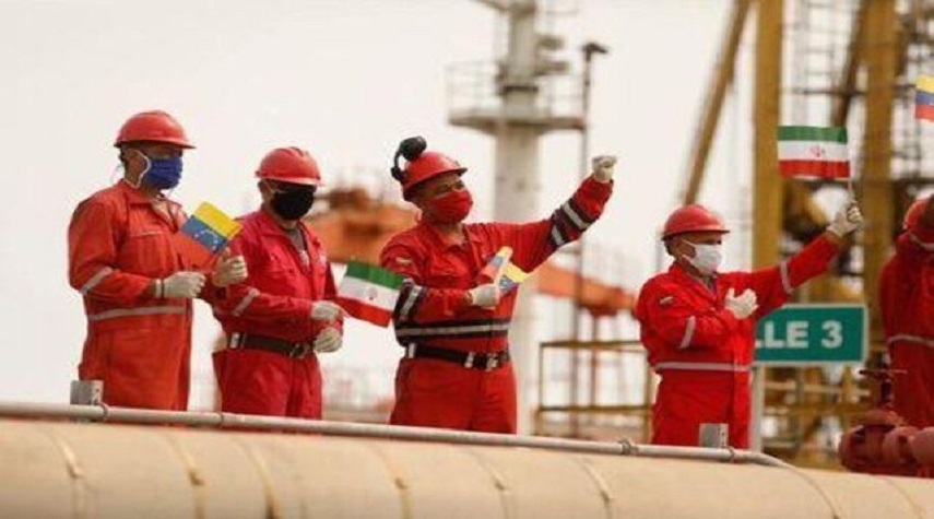 ناقلة الوقود الإيرانية الخامسة تصل المياه الفنزويلية اليوم