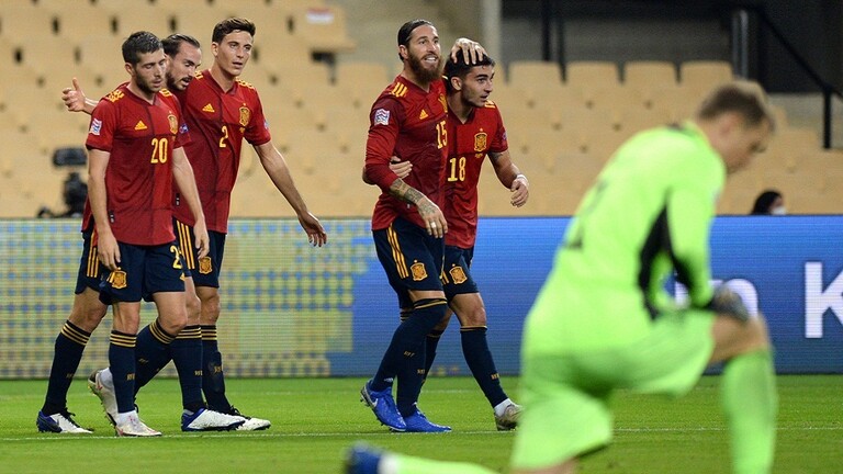 المنتخب الإسباني يُهين "المانشافت" بسداسية في دوري الأمم الأوروبية