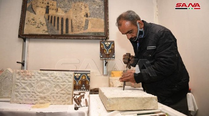 افتتاح معرض للمهن الحرفية التراثية في حلب