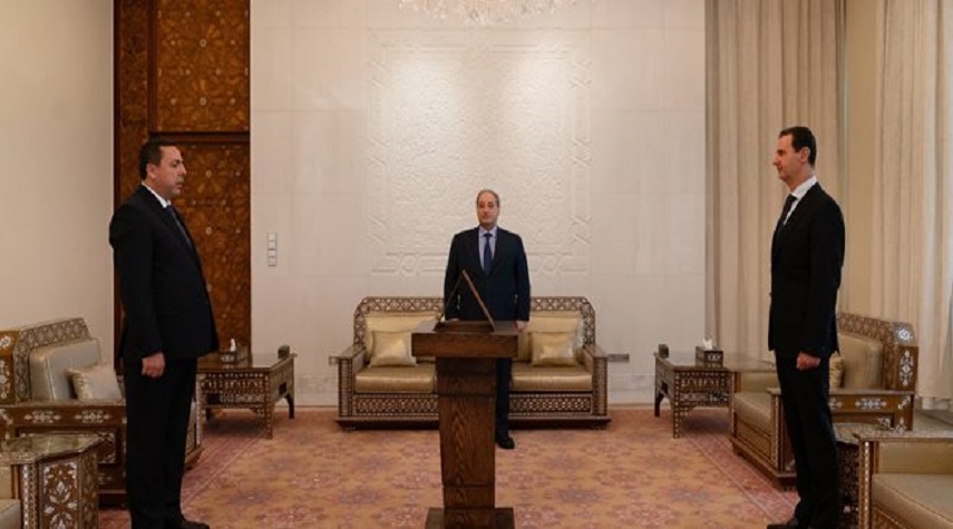 ديوب يؤدي اليمين القانونية أمام الرئيس الأسد سفيراً لسورية لدى إيران