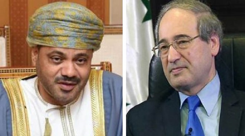 المقداد والبورسعيدي يبحثان التعاون بين سورية وسلطنة عمان
