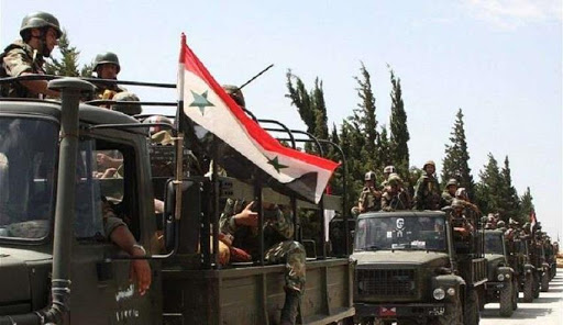 الجيش السوري يدخل بلدة طفس بريف درعا لبسط الأمن فيها