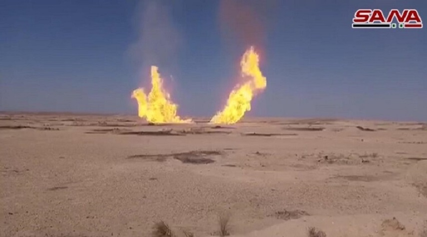النفط السورية تعلن تعرض خط غاز في ريف دير الزور لاعتداء