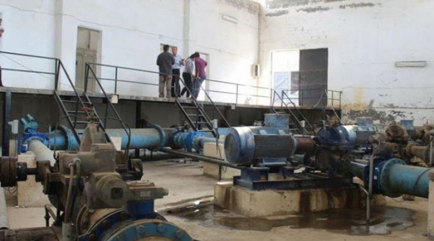 إعادة تشغيل محطة مياه علوك بعد صيانة محطة تحويل كهرباء الدرباسية