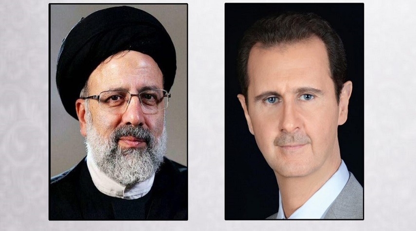 الرئيس الأسد يهنئ الرئيس الإيراني المنتخب إبراهيم رئيسي