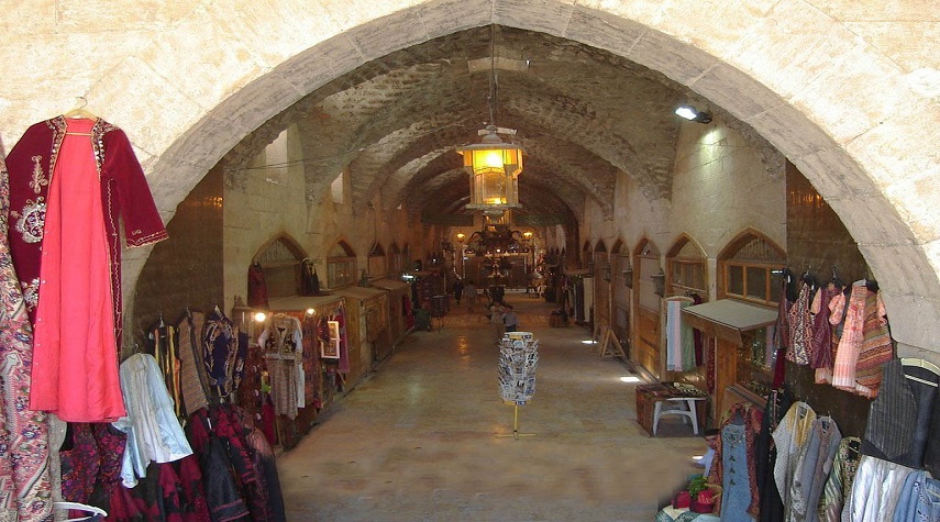 خان الشونة أهم أسواق المهن اليدوية التقليدية في حلب