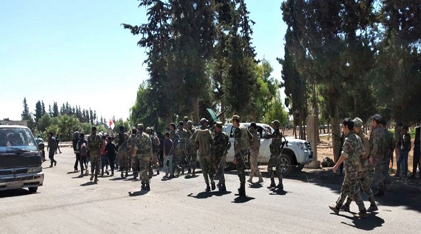 الجيش السوري ينتشر في عدد من قرى وبلدات حوض اليرموك