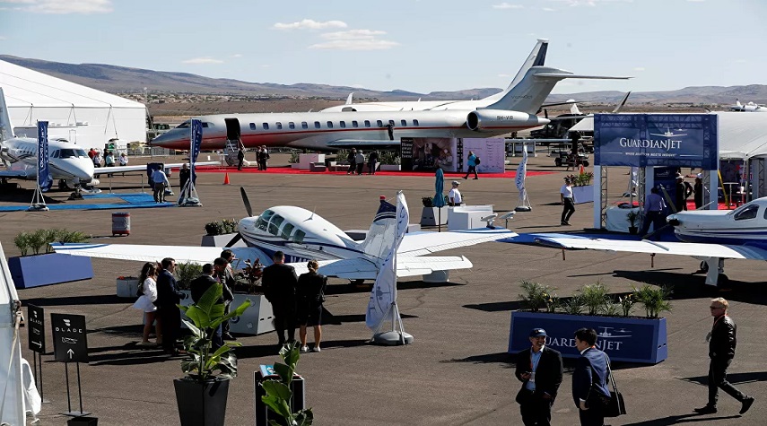 أكبر معرض طائرات رجال الأعمال في العالم