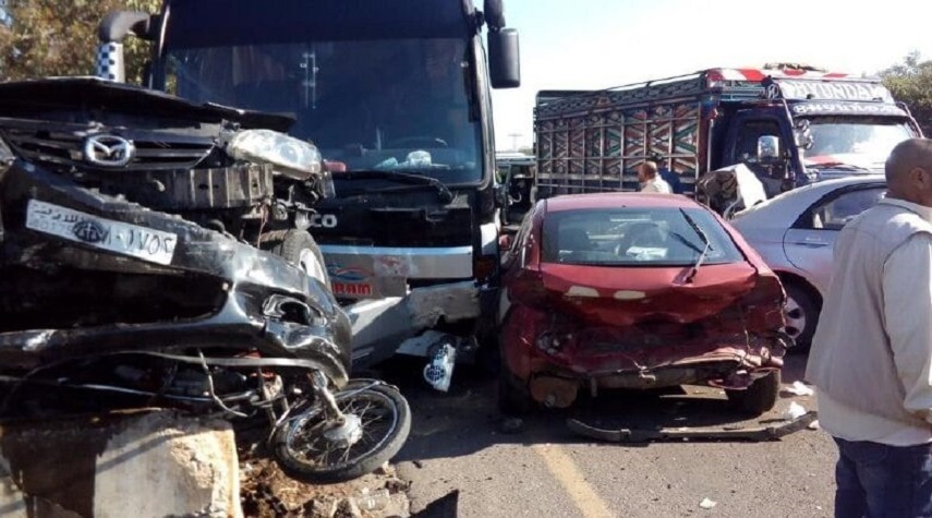حادث مروري مروع على اوتستراد طرطوس – بانياس