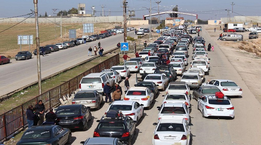 خمسة آلاف أردني دخلوا سورية عبر “نصيب” خلال العيد