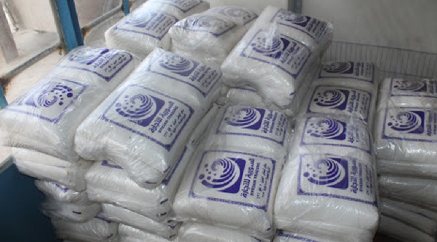 السورية للتجارة تنفي توقف البيع المباشر لمادة السكر