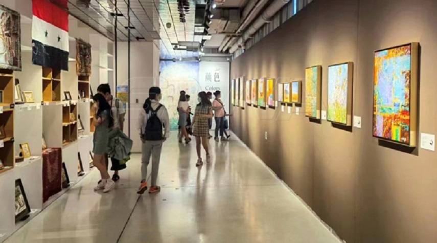 معرض تشكيلي للفنان وليد علي والإعلامية فيروز نصر في نانجينغ الصينية