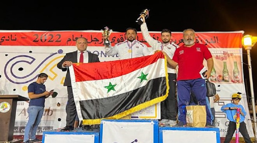 لاعبان سوريان في المركز الثاني والثالث لبطولة أقوى رجل عربي لعام 2022