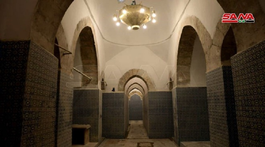 حمام النحاسين الأثري يعود لألقه بعد إعادة تأهيله وترميمه بحلب القديمة