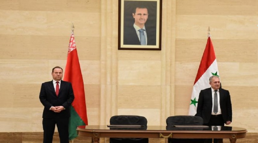سورية وبيلاروس توقعان ست اتفاقيات في مجالات مختلفة