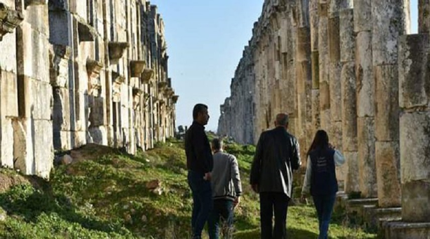 الأمانة السورية للتنمية تشارك مع لجنة هندسية في تقييم أضرار المواقع الأثرية بحماة