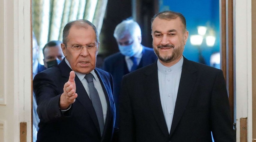 لافروف: إيران وروسيا تتعاونان بشكل مكثف في العديد من المجالات