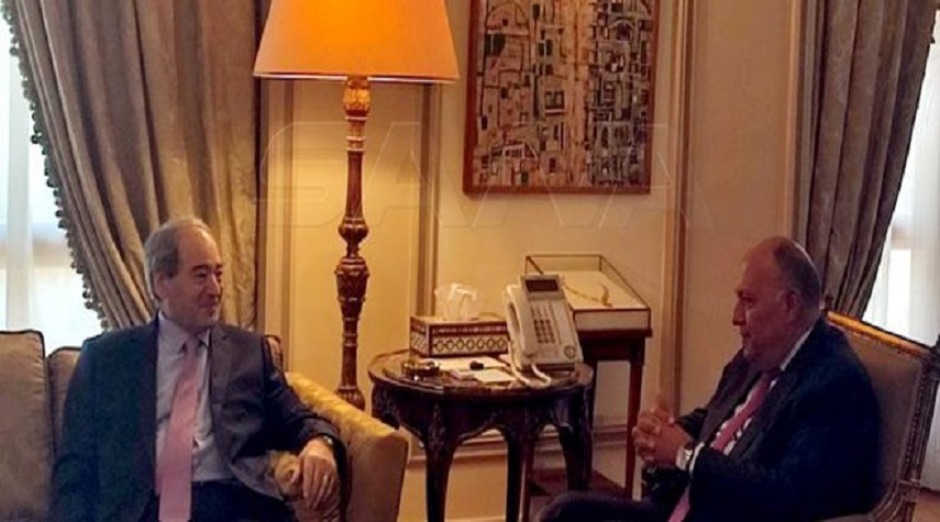 وزير الخارجية السوري يصل إلى القاهرة