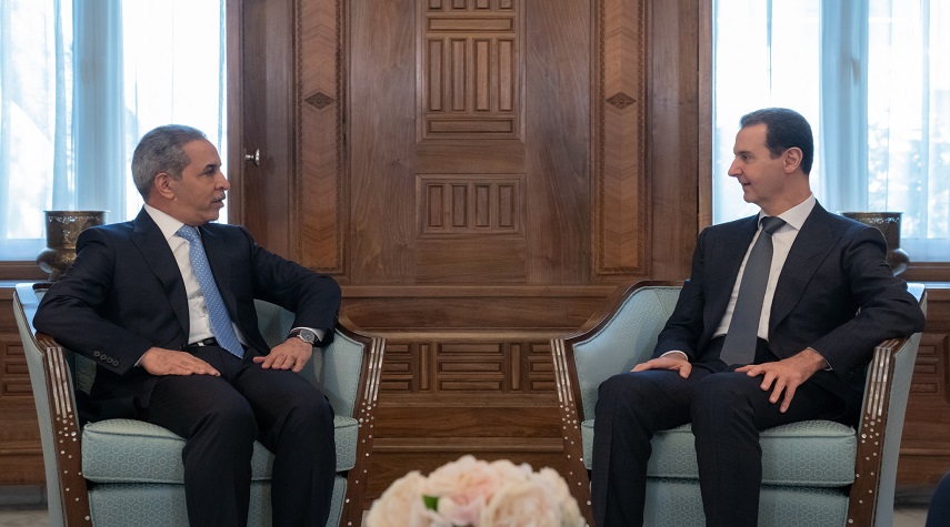 الرئيس الأسد يستقبل رئيس مجلس القضاء الأعلى العراقي