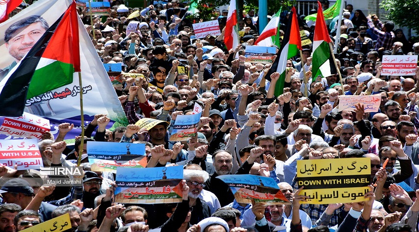 بالصور.. المدن الإيرانية تحيي يوم القدس العالمي بإقامة المسيرات