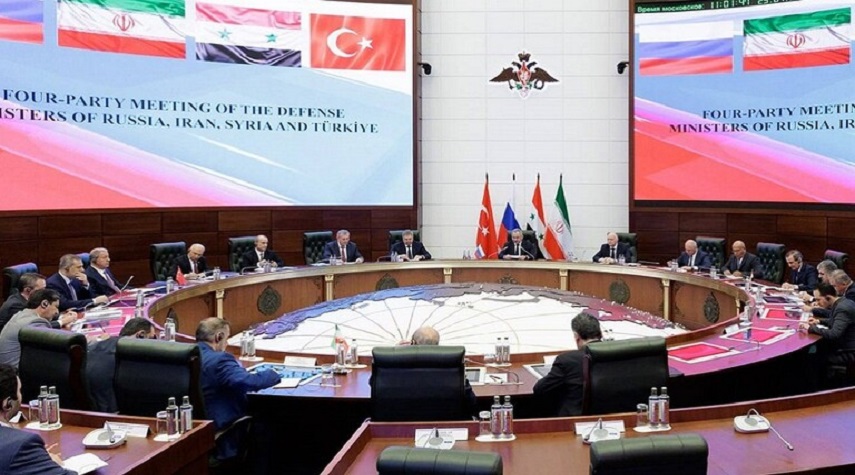 وزارة الدفاع: الاجتماع الرباعي في موسكو بحث انسحاب القوات التركية من الأراضي السورية