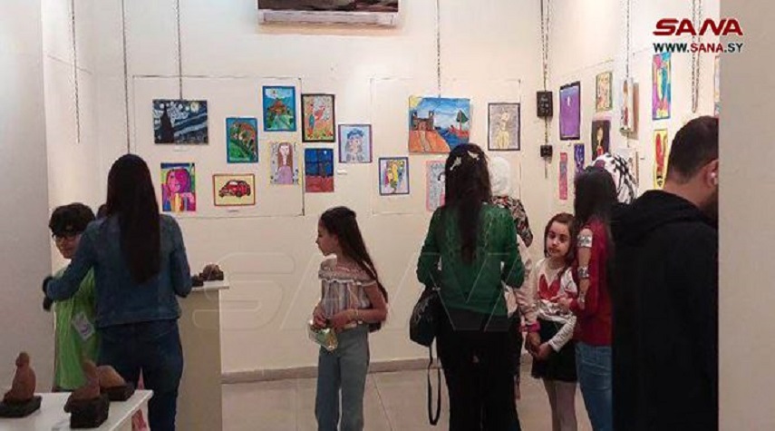 آثر.. معرض فني للأطفال في ثقافي أبو رمانة