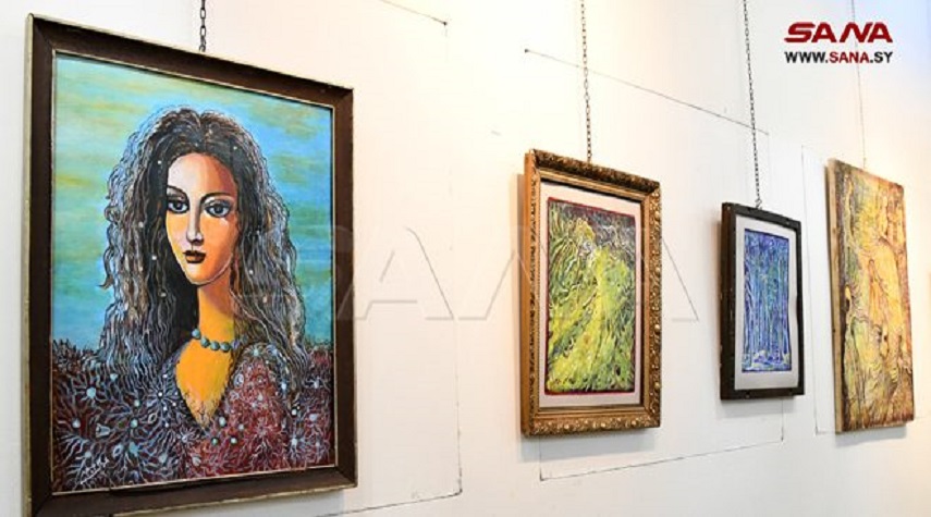 افتتاح معرض (الأمل) في ثقافي أبو رمانة