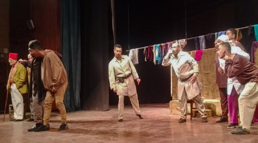 مسرحية "جحا والأصهب" كوميديا شعبية لزيناتي قدسية على مسرح دار الثقافة بحمص