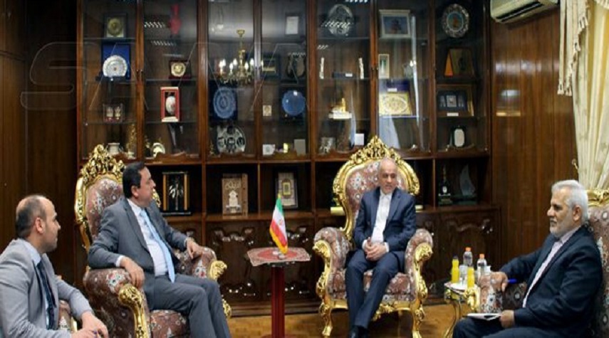 السفير ديوب يبحث مع وزير العدل الإيراني التعاون في المجال القضائي والقانوني
