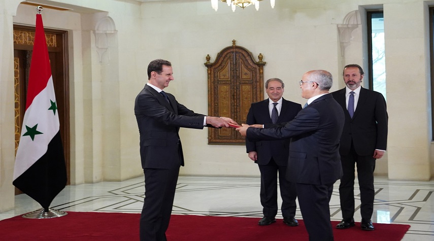 الرئيس الأسد يتقبّل أوراق اعتماد محمد المهذبي سفيراً فوق العادة ومفوضاً لتونس لدى سورية