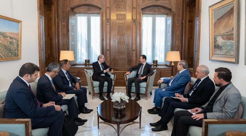 الرئيس الأسد يبحث مع وزير الخارجية الأردني ملف عودة اللاجئين السوريين