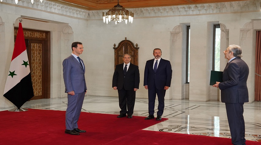 الرئيس الأسد يتقبل أوراق اعتماد بوشامة سفيراً فوق العادة ومفوضاً للجمهورية الجزائرية