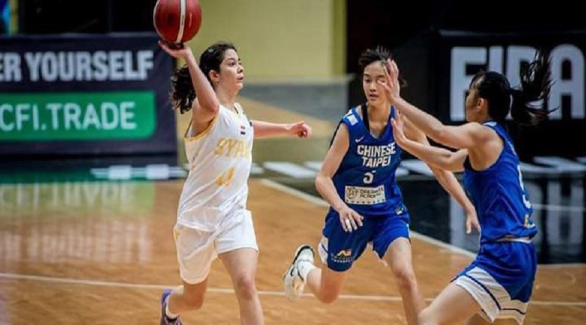 خسارة قاسية لناشئات السلة السورية من الصين تايبيه في بطولة آسيا