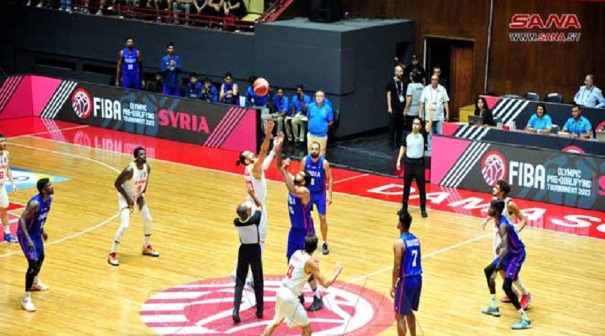  منتخب سورية بكرة السلة للرجال يخسر أمام نظيره الهندي