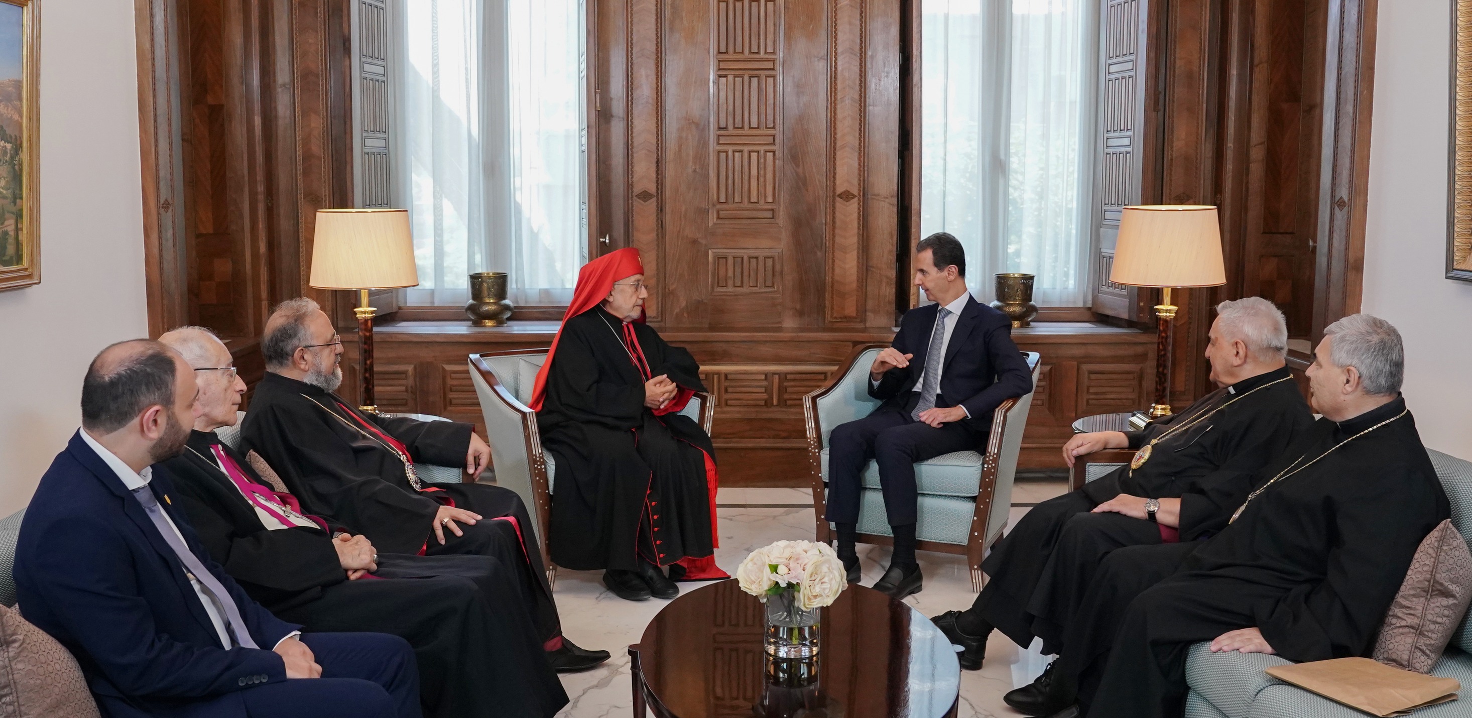 الرئيس الأسد يلتقي وفداً من مطارنة الأرمن الكاثوليك