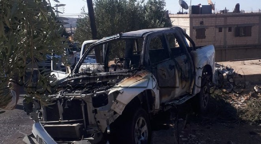 إصابة مدير ناحية سعسع بريف دمشق إثر تفجير إرهابي بعبوة ناسفة في سيارته