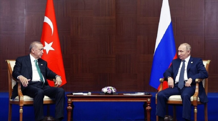 أردوغان يصل إلى سوتشي للقاء بوتين